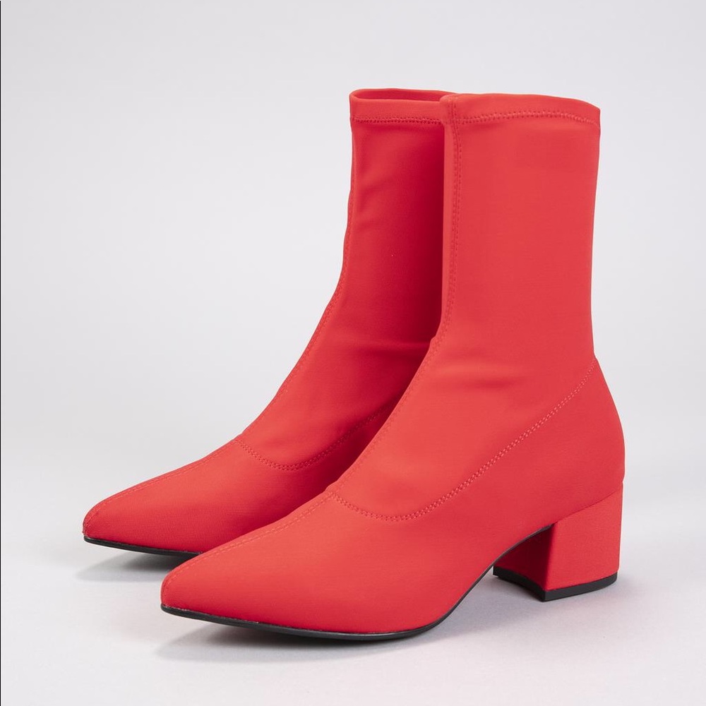 Vagabond Mya red neoprene stretch booties size EU39/US 9